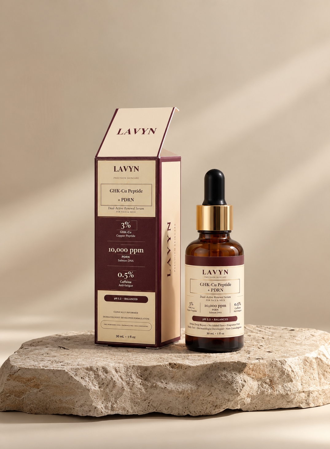 LAVYN Copper Peptide + PDRN Face Serum
